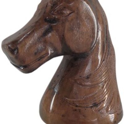 Paardenhoofd Schaakstuk - Vintage Koper