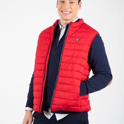 Gilet a fasce rosse