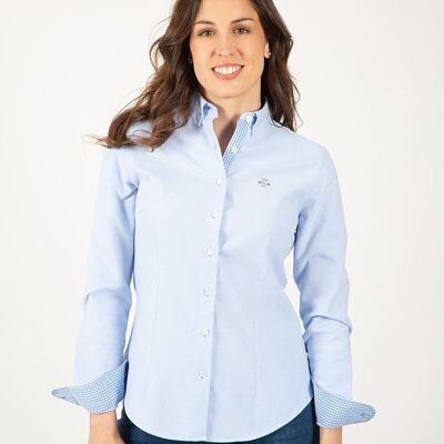 Camicia Oxford azzurra