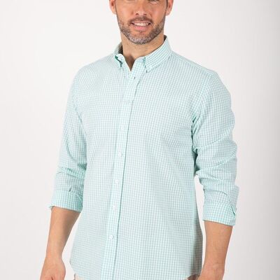 Chemise à carreaux d'eau