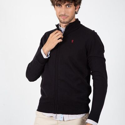 Veste zippée noire