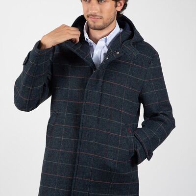 Veste en toile néoprène marine