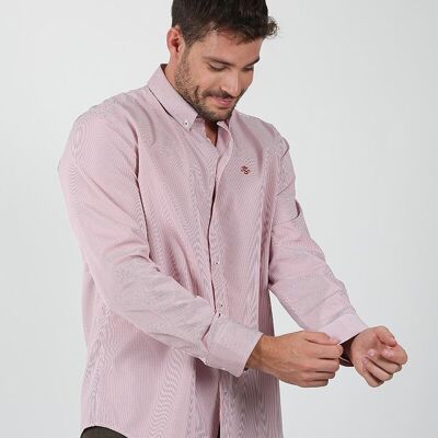 Chemise à carreaux rouge
