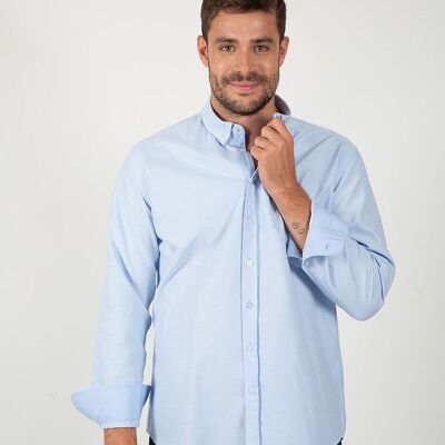 Chemise Oxford Bleu Clair
