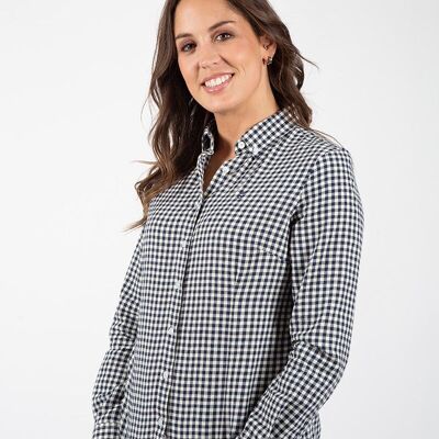 Camisa Cuadros Marino