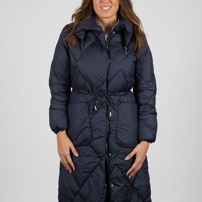Parka bleu marine