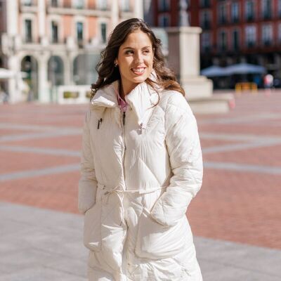 Parka Blanco Roto