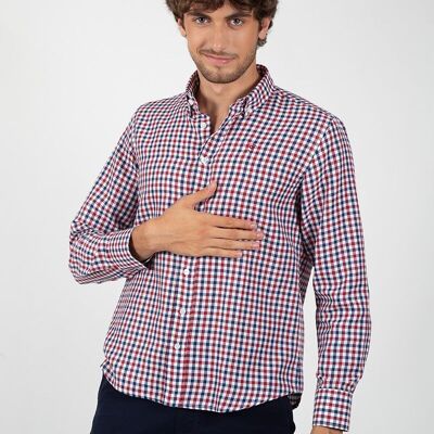 CHEMISE À CARREAUX ROUGE