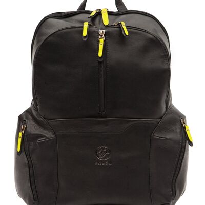 Backpack LP Black Yellow BALSA LEATHER