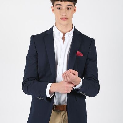 Écharpe blazer bleu marine
