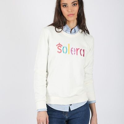 Sweat Blanc Couleurs Solera