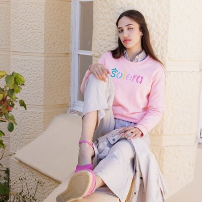 Sudadera Rosa Multicolor Solera