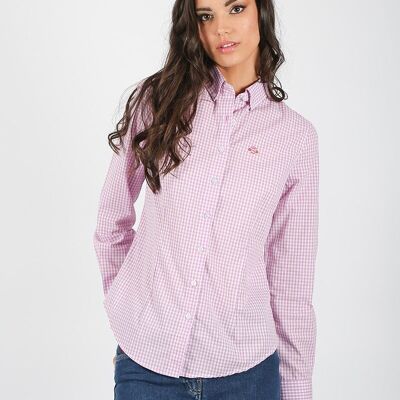 Purple Checkered Shirt