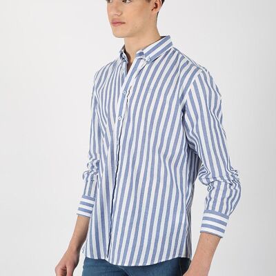 chemise bleue
