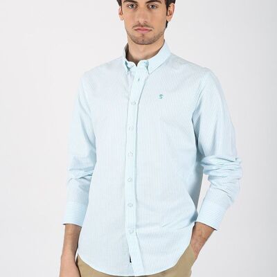 chemise bleue