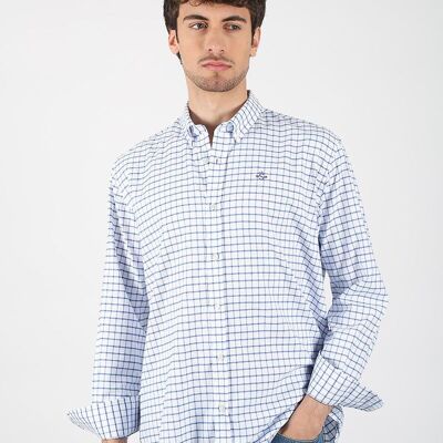 chemise bleue