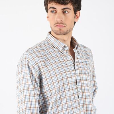 camicia blu