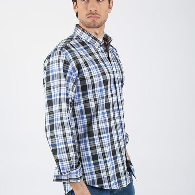 chemise bleue