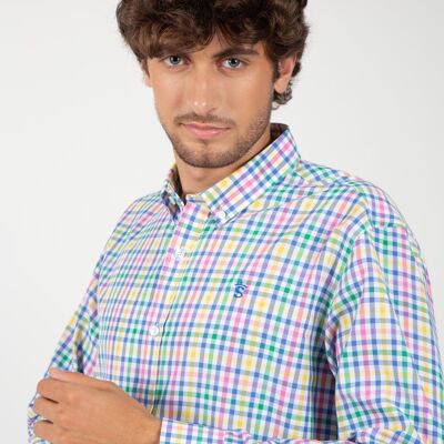 chemise bleue