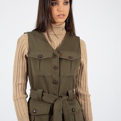 Gilet kaki
