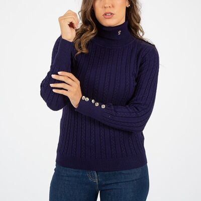Pull bleu marine