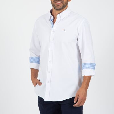 Camisa oxford Blanco