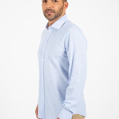 Camisa mini raya Celeste