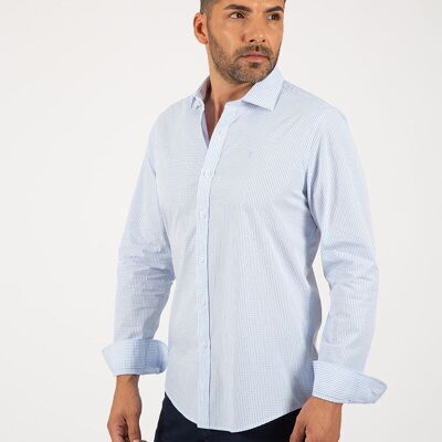 Camisa cuados Azul