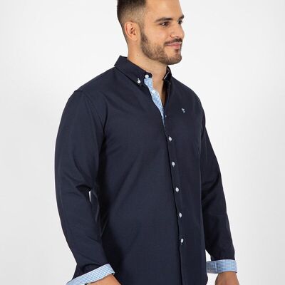 Camisa oxford Marino