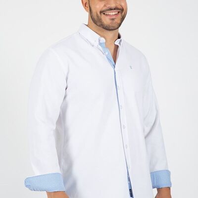 Camisa oxford Blanco