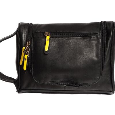 Toiletry bag with hanging hook Black