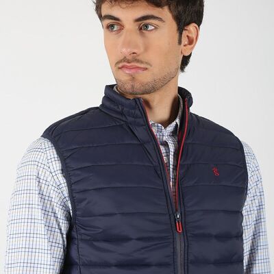 Gilet bleu marine