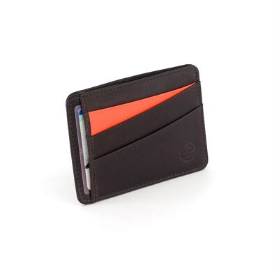 Big Slim BALSA LEATHER card holder - Coffee