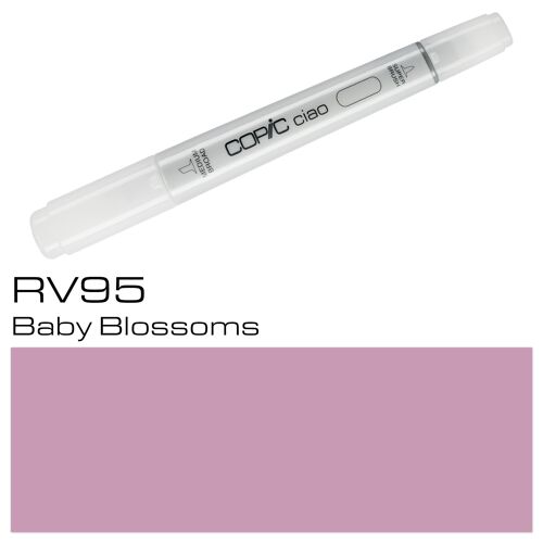 COPIC Ciao Coloured Marker Pen - (RV-95) Baby Blossoms, For Art & Crafts, Colouring, Graphics, Highlighter, Design, Anime, Professional & Beginners, Art Supplies & Colouring Books