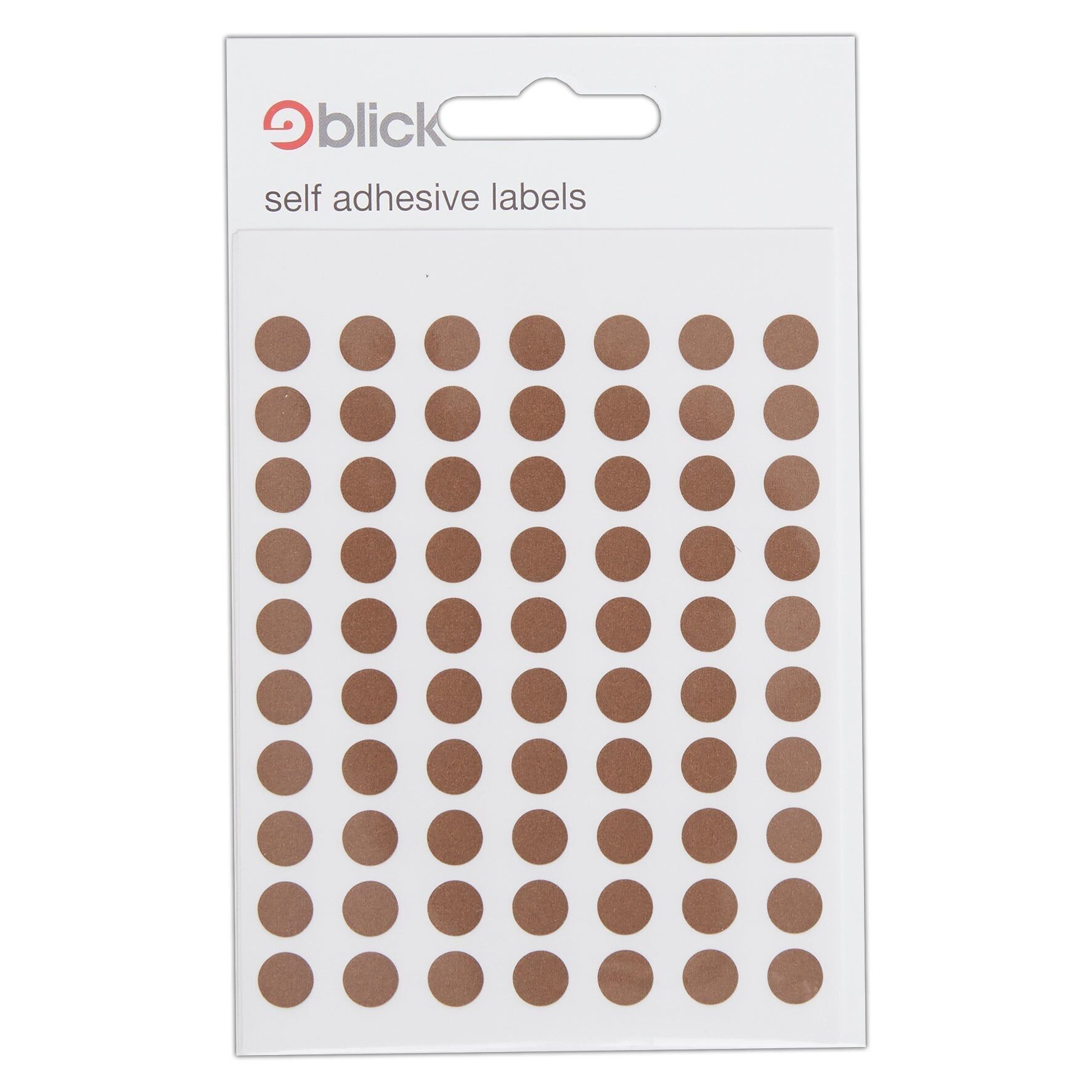 Etiquetas Blick, marrón, pegatinas autoadhesivas, puntos de colores, círculos, 8 mm, 490 etiquetas, para el hogar, la oficina, la familia, la escuela, la organización de calendarios de vacaciones, planificadores, tabla de recompensas, codificación por colores