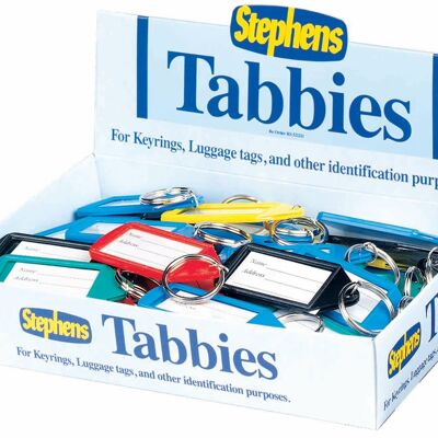 Stephens Key Ring, Assorted, Box of 100