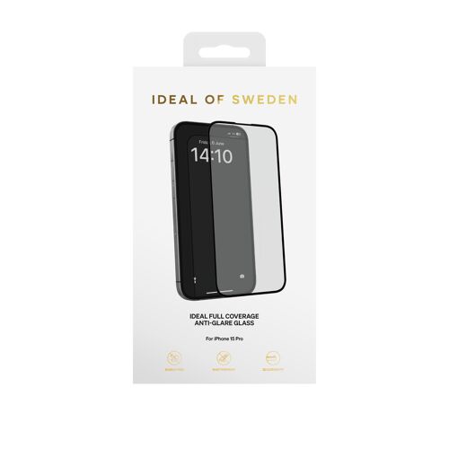 IDEAL Full Coverage Anti Glare Glass iPhone 15 PRO