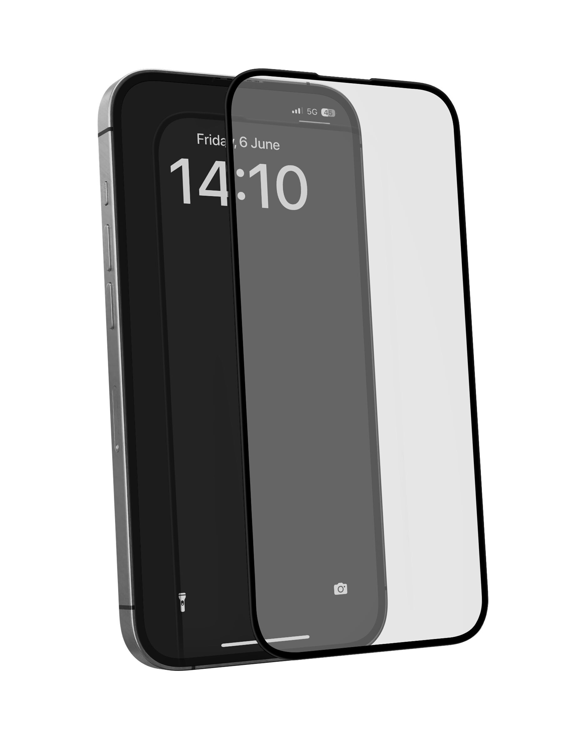 IDEAL Vollflächiges, entspiegeltes Glas für iPhone 15PLUS/16 PLUS