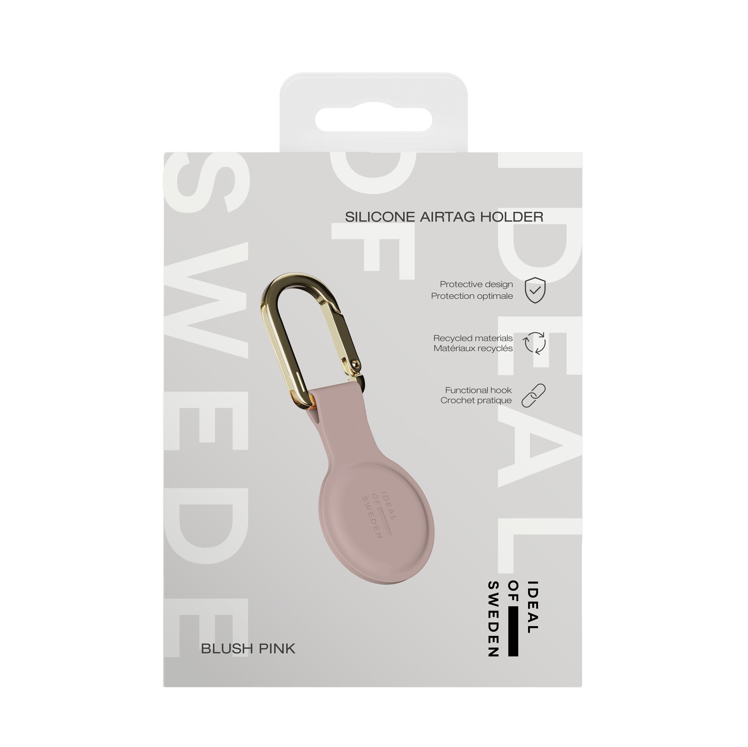 Silicone AirTag Holder Blush Pink