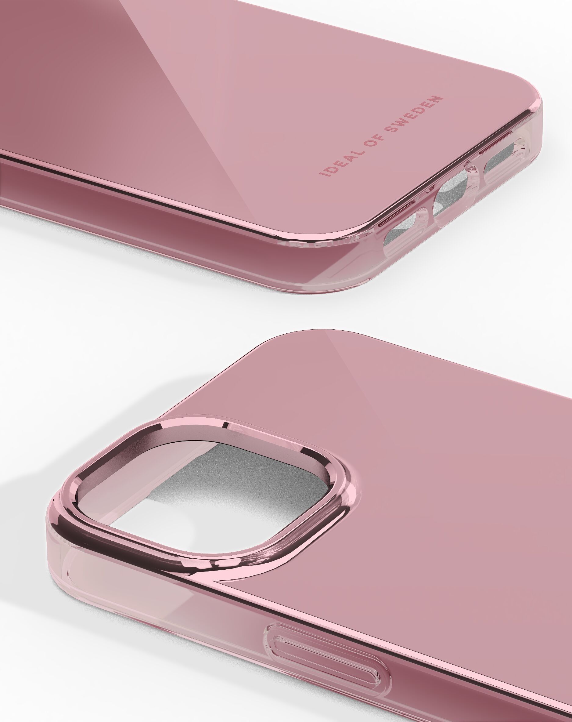 Coque Miroir iPhone 13/14/15 Miroir Rose Rose