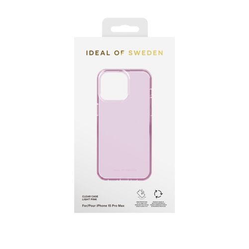 Clear Case iPhone 15PM Light Pink