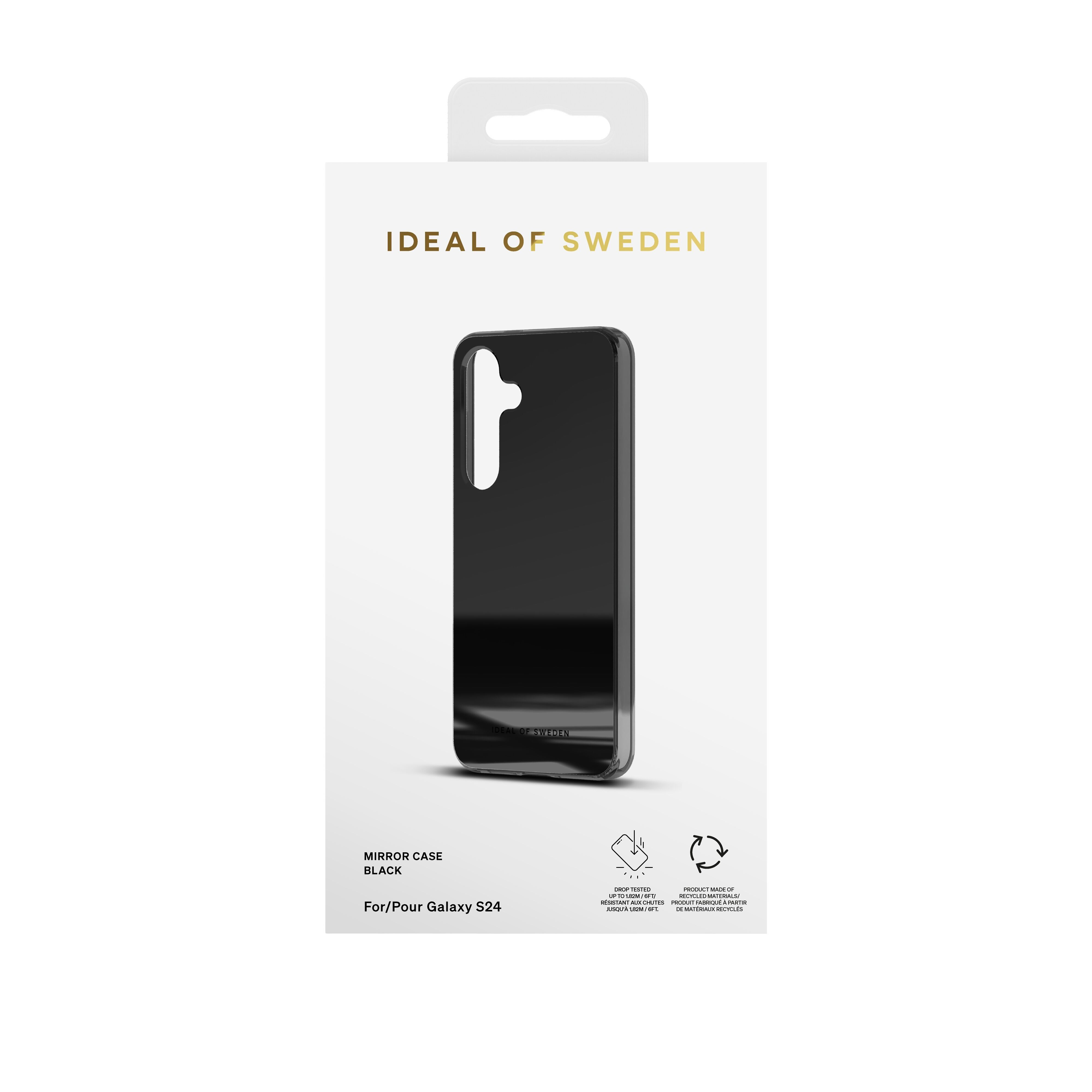 Spiegelhülle Galaxy S24/S25 Spiegel Schwarz