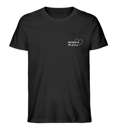 "Partners in Wine" Herren T-Shirt - schwarz