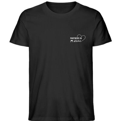 Camiseta de hombre "Partners in Wine" - negra