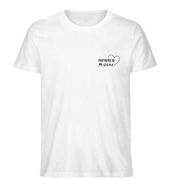 T-shirt homme "Partners in Wine" - blanc 1