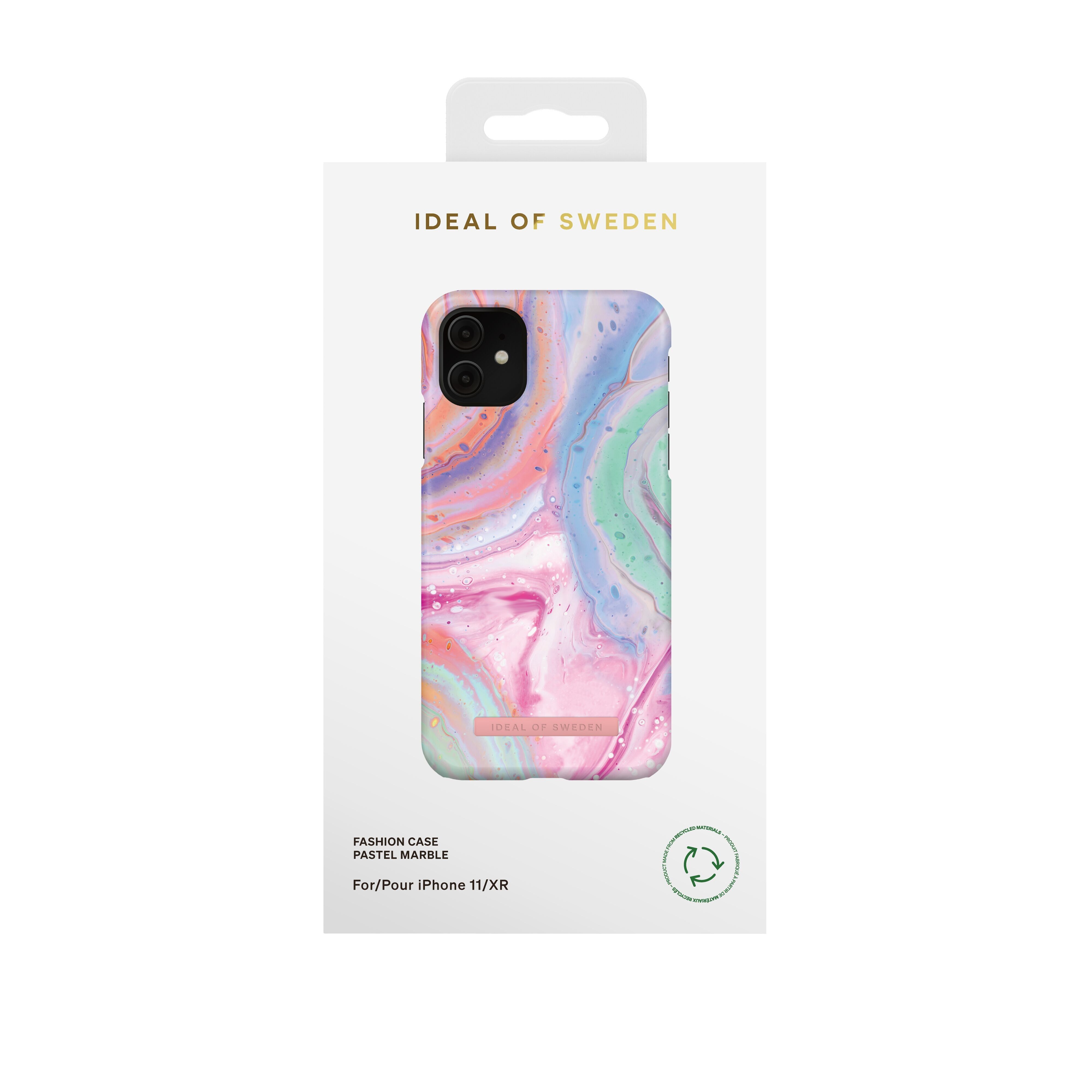 Custodia stampata per iPhone 11/XR Marmo Pastello