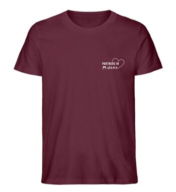 T-shirt homme "Partners in Wine" - bordeaux 1