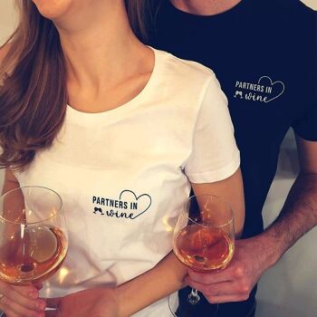 T-shirt homme "Partners in Wine" - bordeaux 2