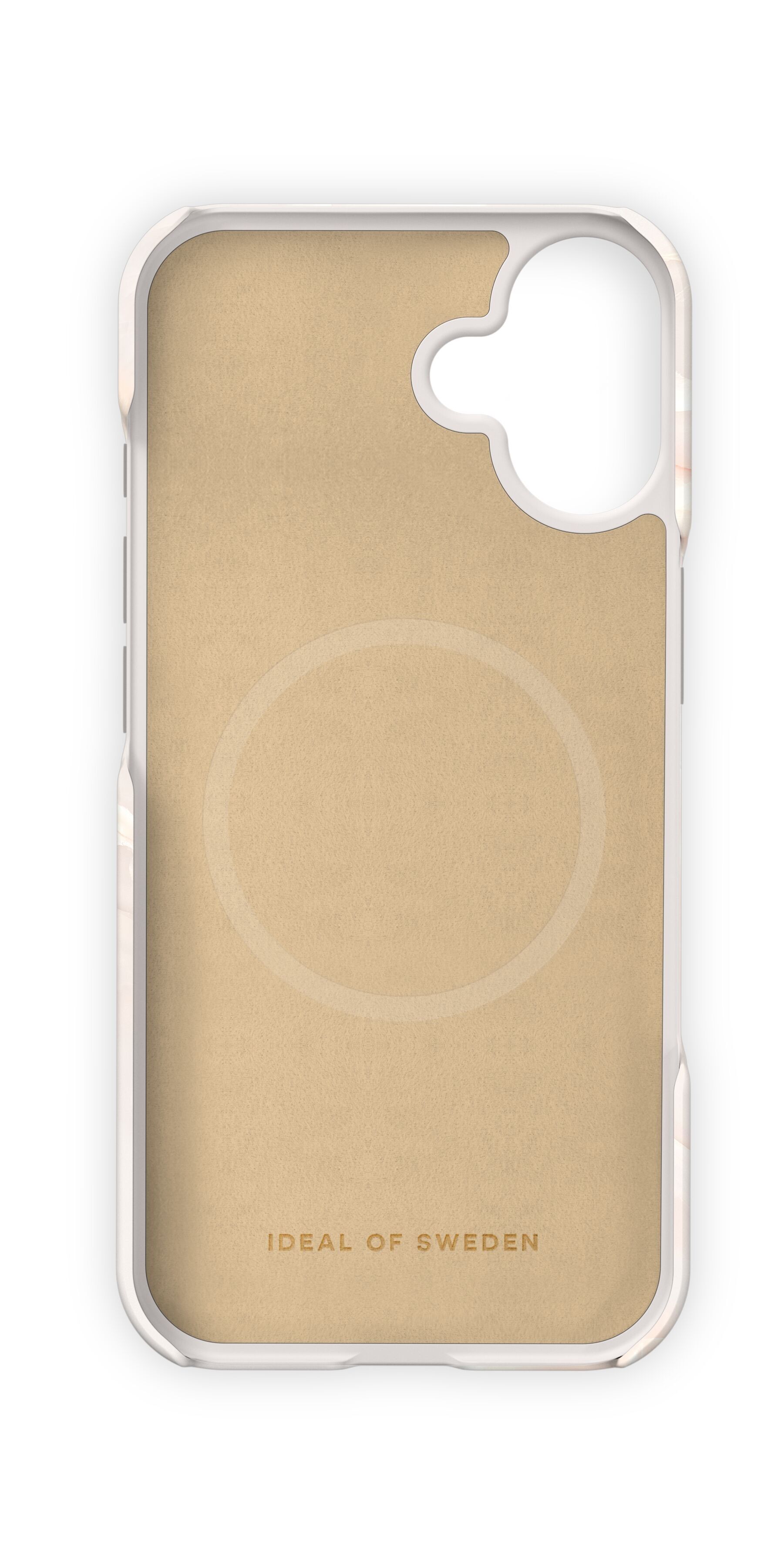 Custodia stampata MagSafe per iPhone 16PR Marmo Pastello