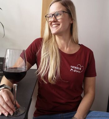 T-shirt femme "Partners in Wine" - noir 2